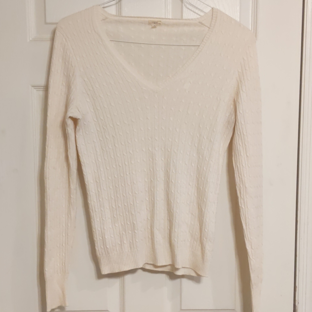 Jcrew cream sweater